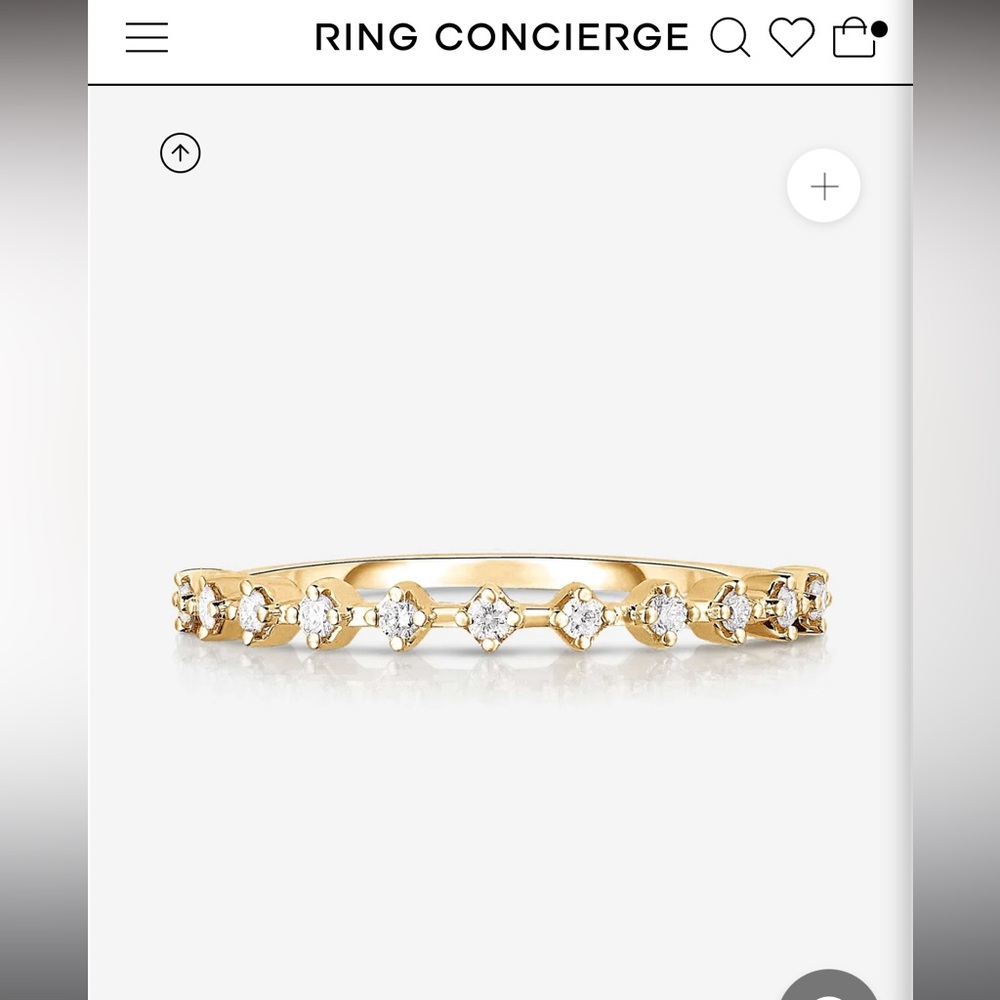Ring Concierge - Diamond Station Stackable Ring S… - image 1